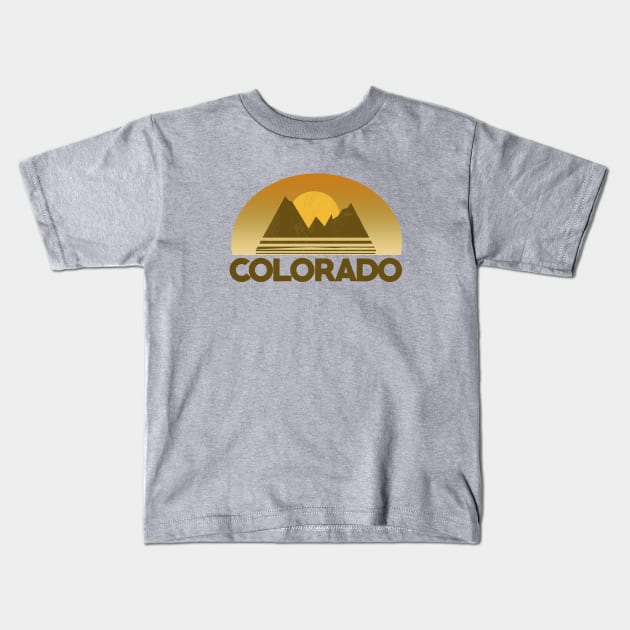 Vintage  Colorado Kids T-Shirt by bubbsnugg